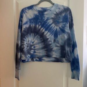 Mossimo cropped tie-dye long sleeve